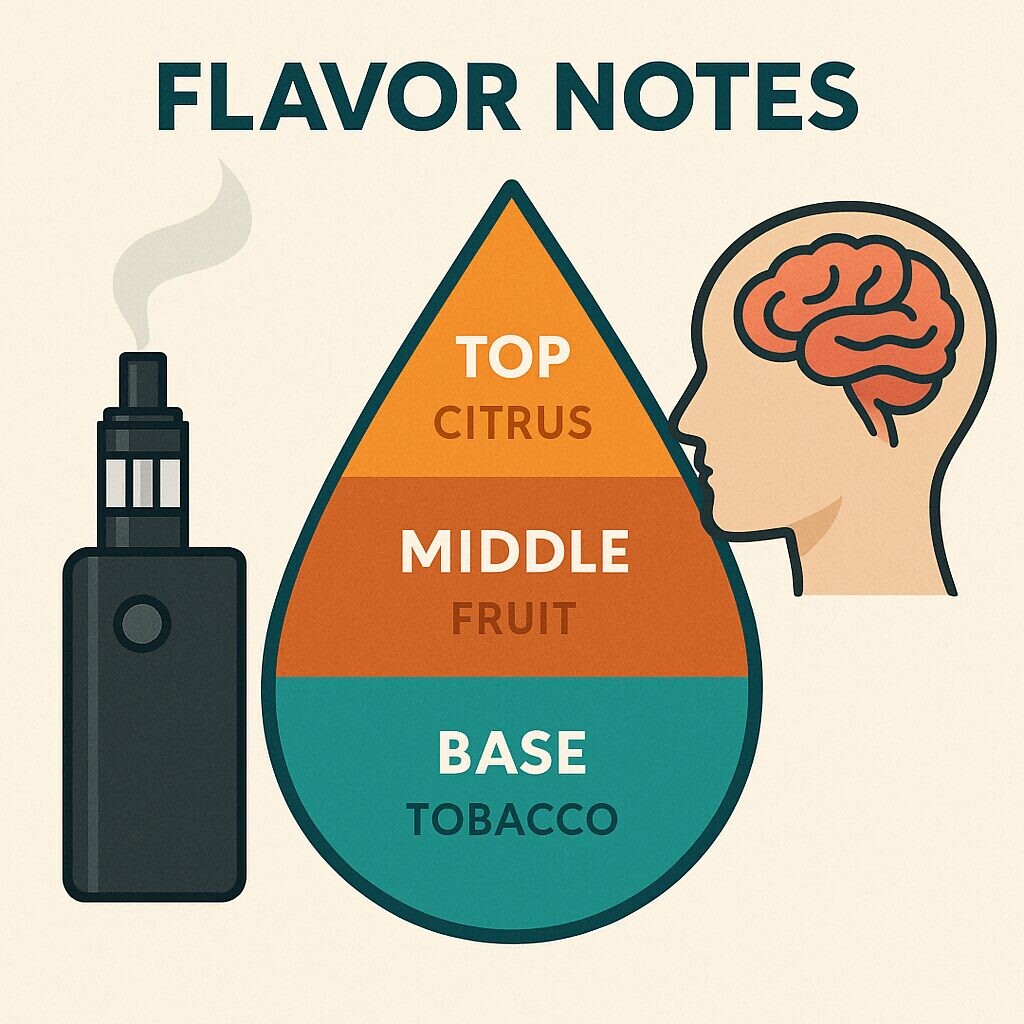 Flavor Concentrates for E-Liquids-E-Liquid flavor hierarchy chart